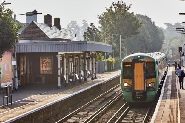 Redhill Train station; just over a mile away.