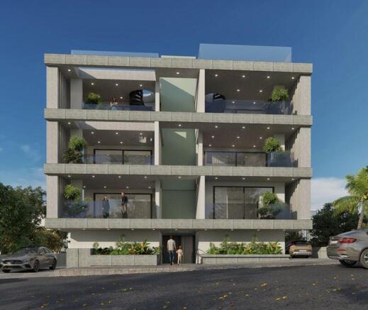 Front of Apartments