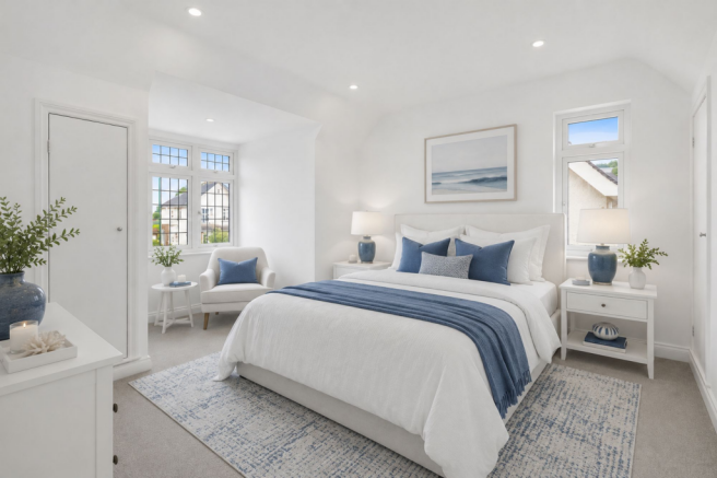 Staged Bedroom Three