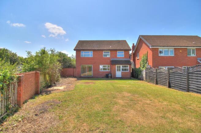 Garden to rear view of property