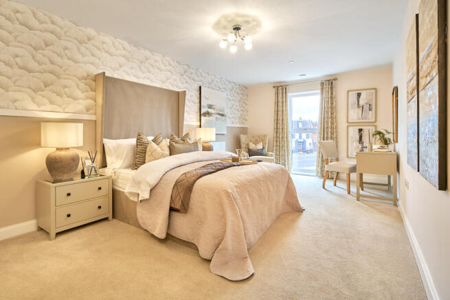 Show home bedroom