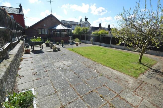 Rear of property