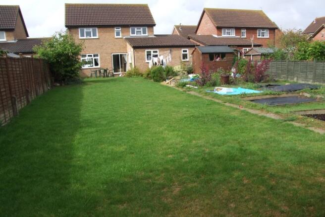 Rear of property