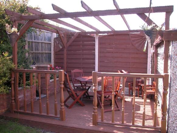 Decked Patio Area
