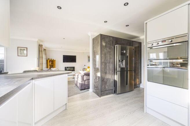 Kitchen through to lounge
