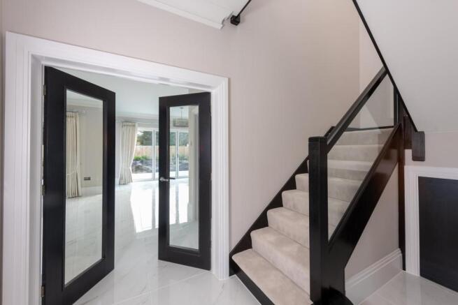 Hall to family room