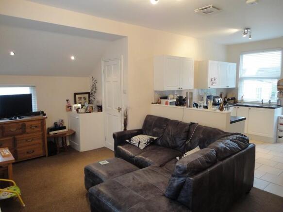 Open plan lounge / kitchen