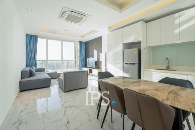 28th Floor 2 Bedroom Condo For Sale - J Tower 2, BKK1, Phnom Penh