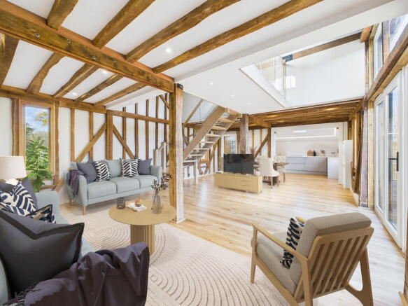 Living Area to Ki...