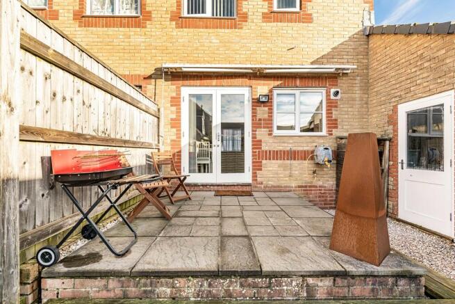 Rear of property