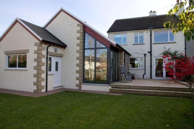 Rear aspect of house
