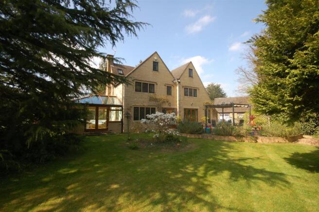 Rear of property