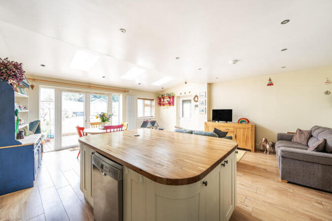 Kitchen/Living/Dining Area