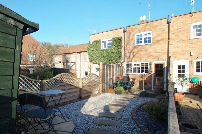 Rear of property