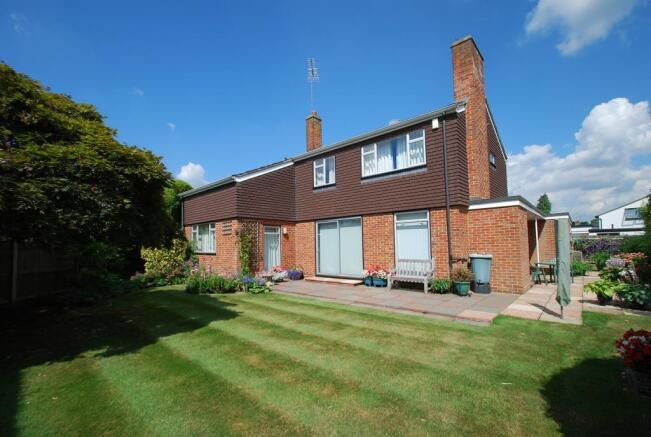 Rear of property