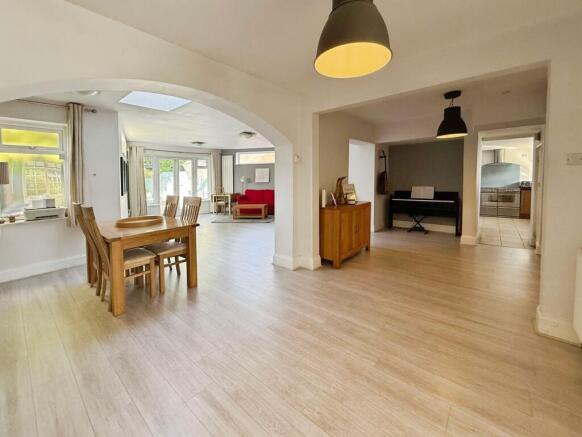 Open Plan Living Room & Dining Room