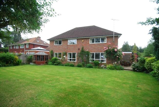 Rear of property