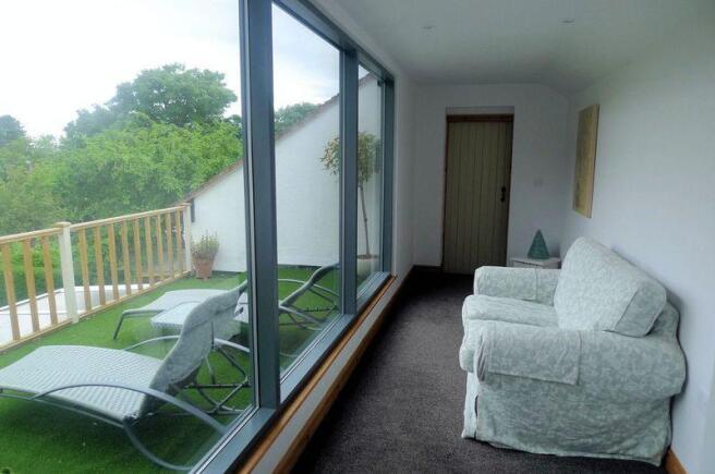 landing and veranda