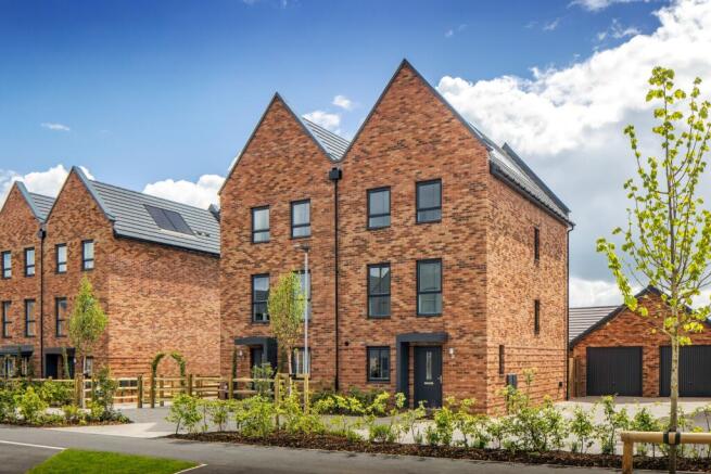 Outside view of the Wichelstray 4 bedroom home at Orchards Rise Wichelstowe