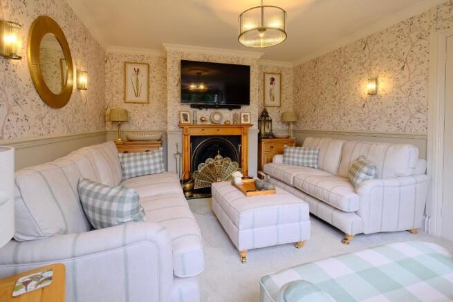 Beautifully decorated sitting room