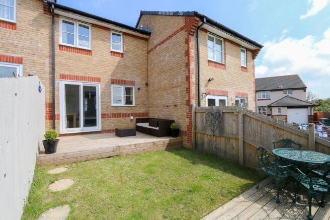 Rear of property