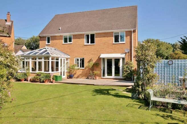 Rear of house