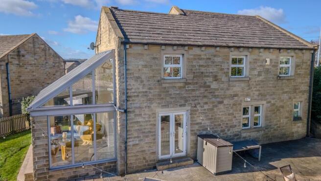 Rear of house