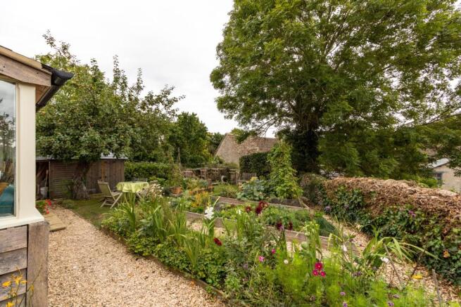 Rear veg garden