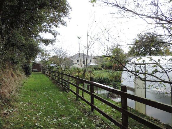 View to veg garden