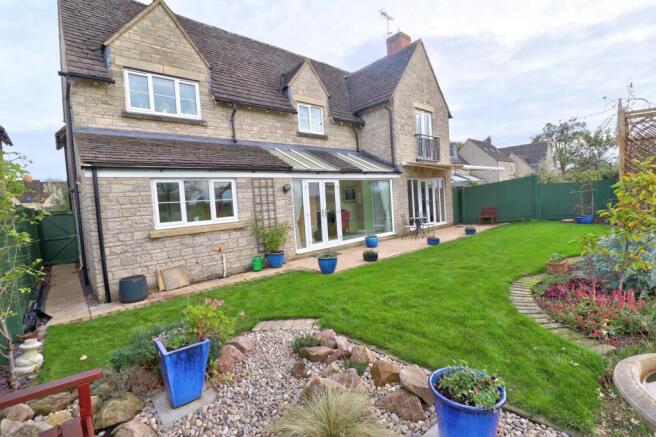 Rear of property