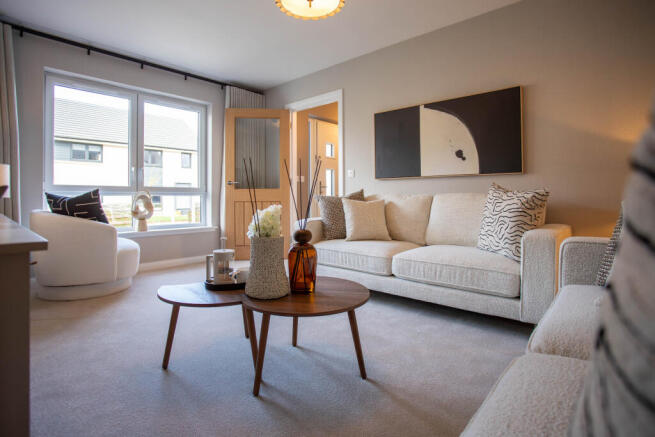 The Etive - showhome living room