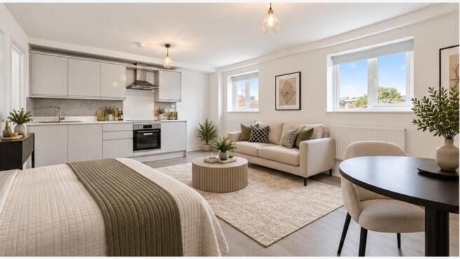 Open-Plan Living Area