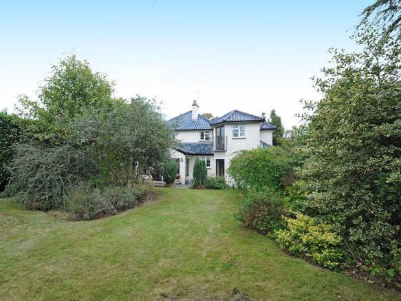 Rear of property