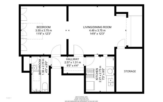 61E Elsham Road, Kensington, London, W14 8HD