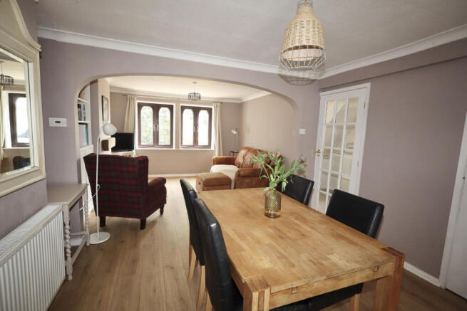 Dining room through to sitting room