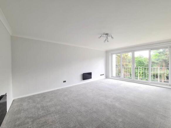 Living room and balc