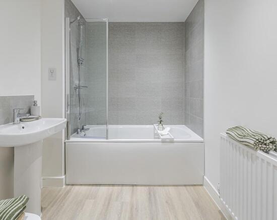 Enjoy the best of both worlds with a sleek shower-over-bath