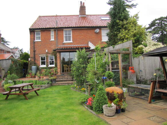 Rear of property