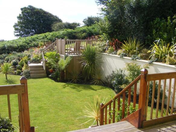 Steps to garden