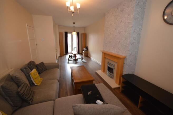 Through lounge dining room