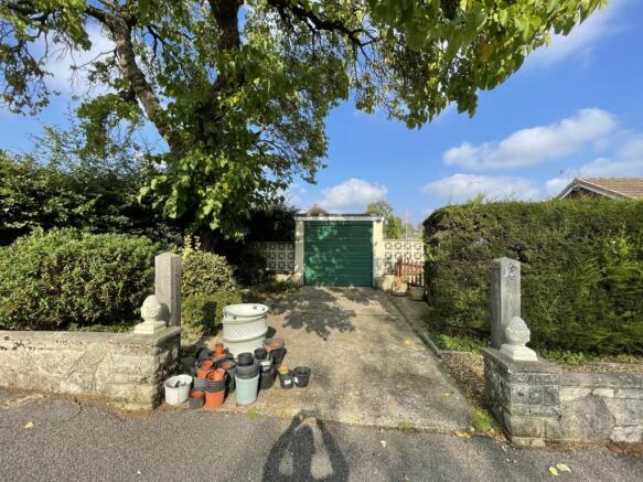 Garage and driveway