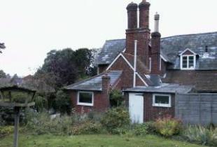 Rear of property