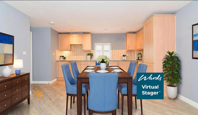 Kitchen/Dining/Living Area (Contemporary Style)
