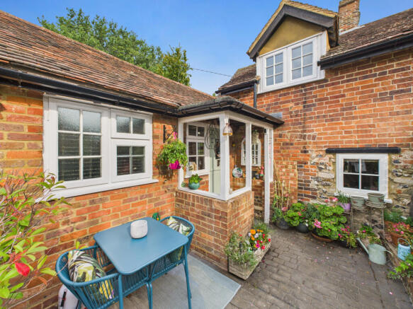 rear courtyard