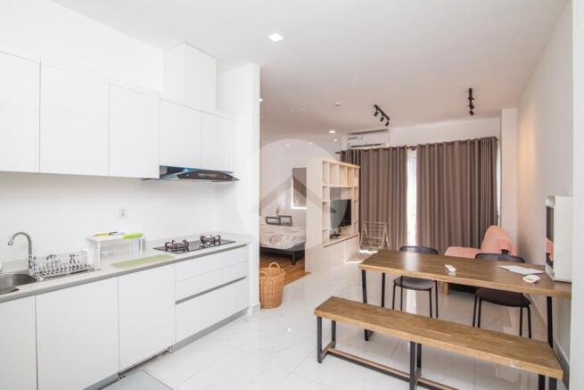 5th Floor 49 Sqm Studio Apartment For Sale - PS Crystal, Phnom Penh