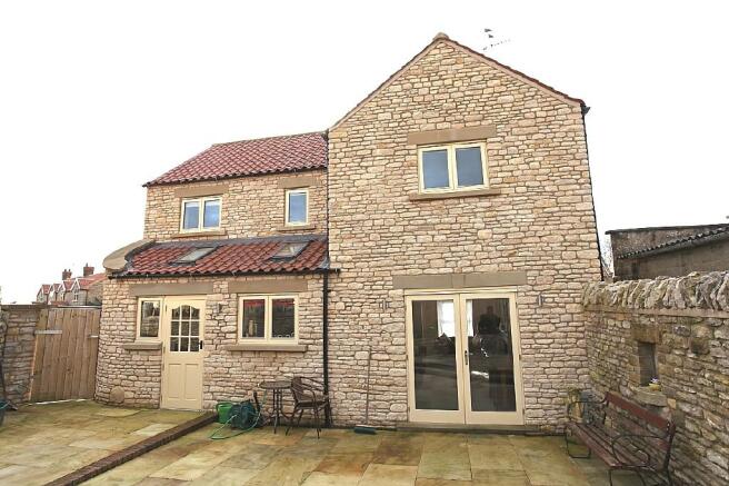 Rear of property