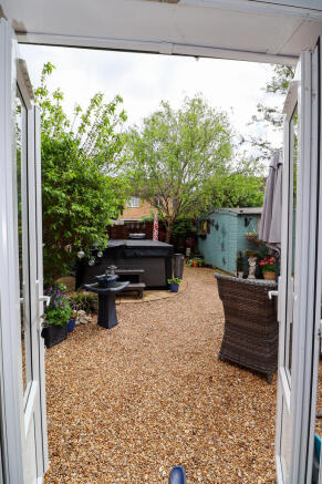 View from kitchen