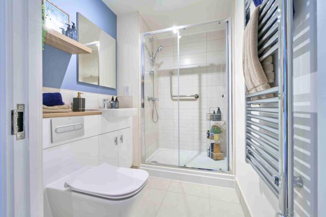 Show home bathroom