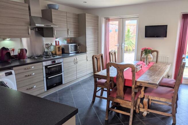 open plan kitchen