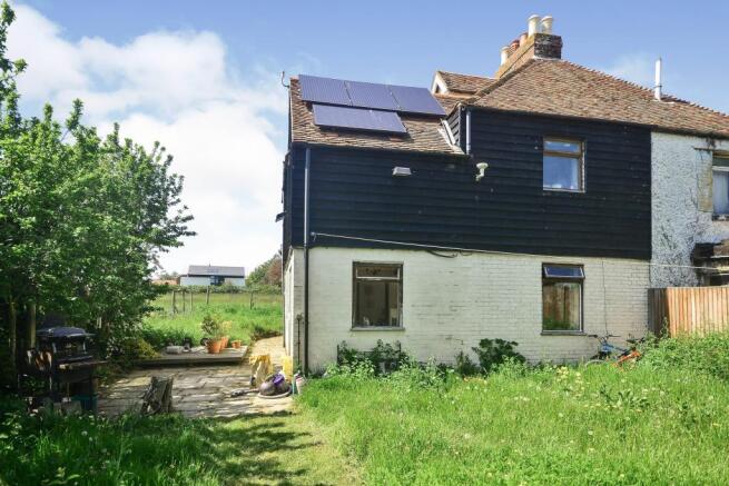Rear of cottage